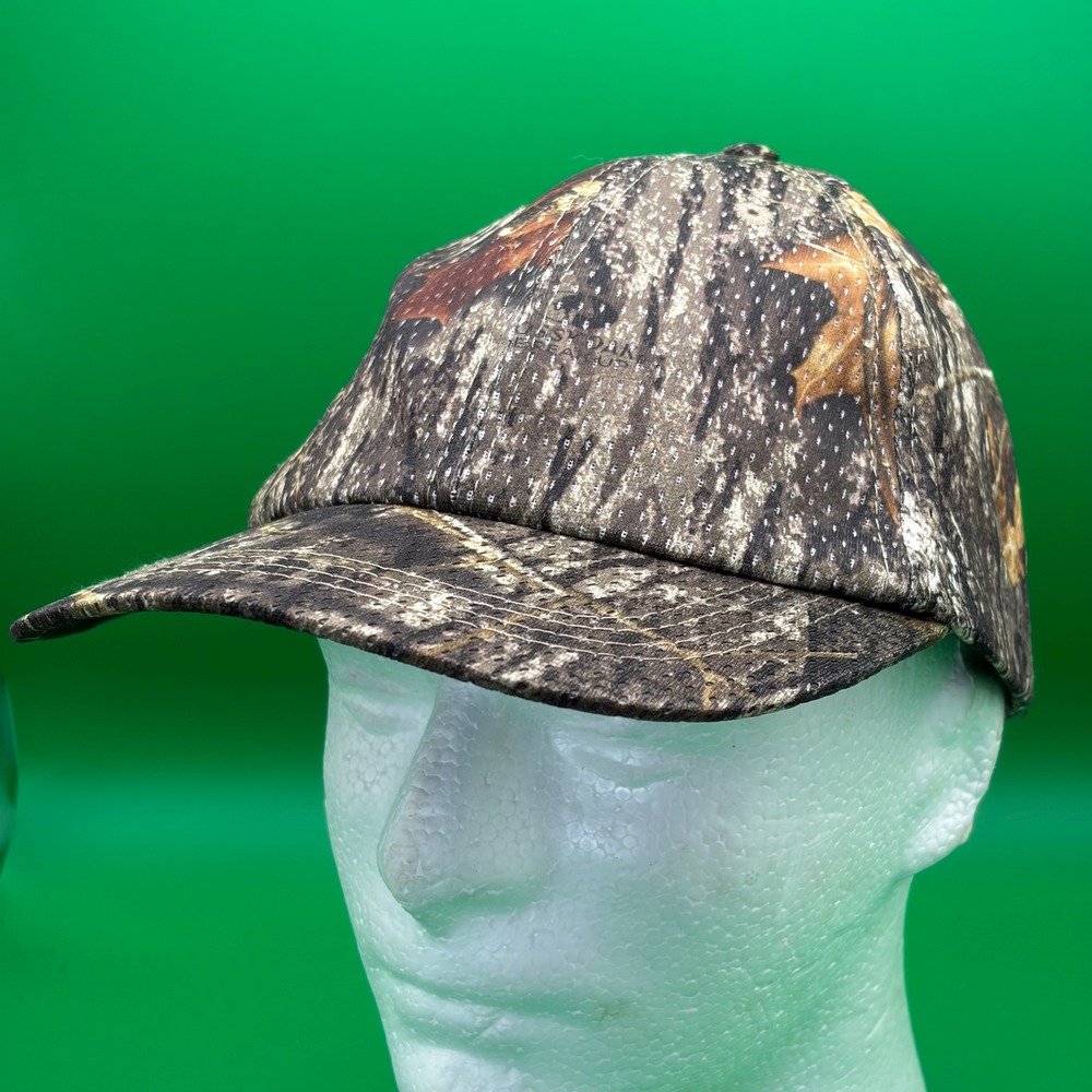Mossy Oak Break-Up Real Tree Camo Mesh Back Hunting Hat Adjustable Polyester Cap